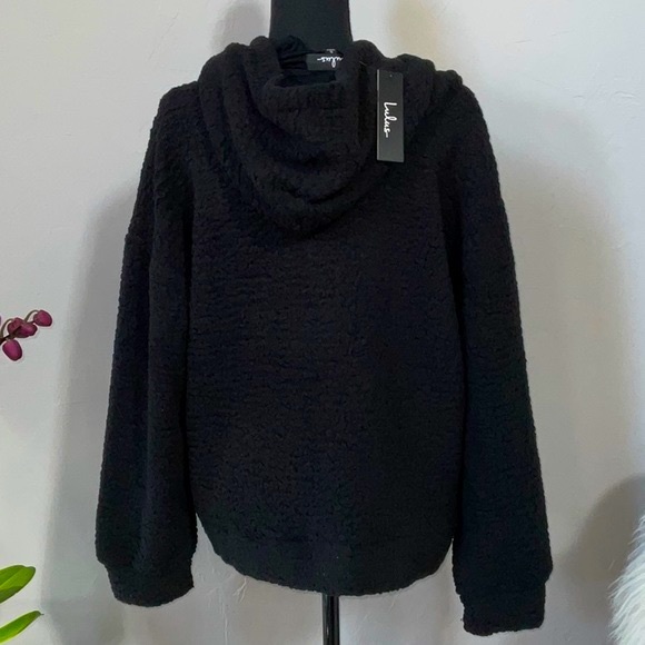 Lulus Black Hoodie - Picture 5 of 6